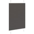 Miniatyrbilde 4 av 11: vidaXL plisségardin sort 85x150 cm Stoff Bredde 84,4 cm Polyester