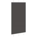 Miniatyrbillede 4 af 11: vidaXL Plisségardin Sort 105x200 cm Stofbredde 104,4 cm Polyester