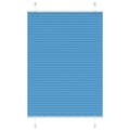 Miniatyrbillede 3 af 11: vidaXL Plisségardin Blå 70x100 cm Stofbredde 69,4 cm Polyester