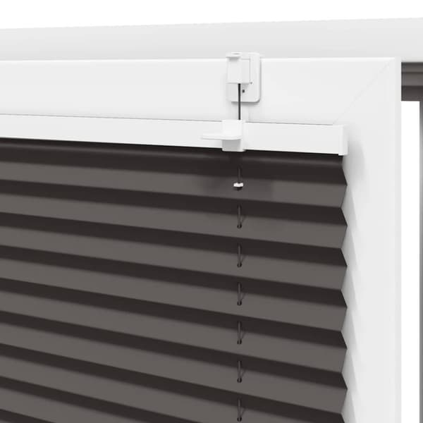 vidaXL laskostettu blindi musta 105x100 cm kankaan leveys 104,4 cm