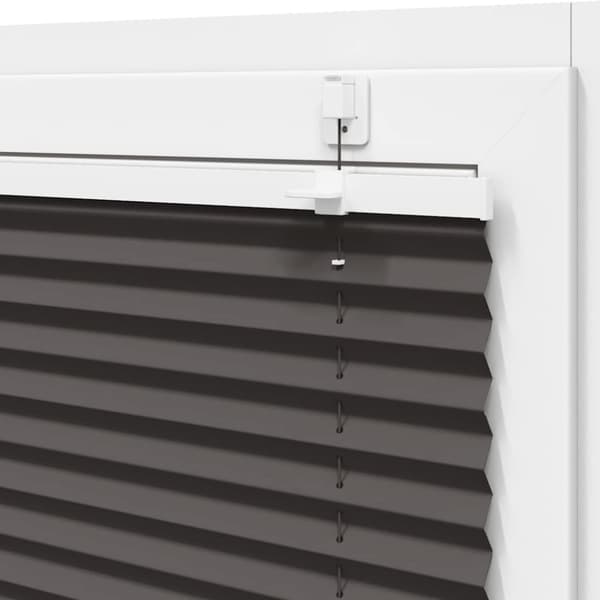 vidaXL laskostettu blindi musta 105x100 cm kankaan leveys 104,4 cm