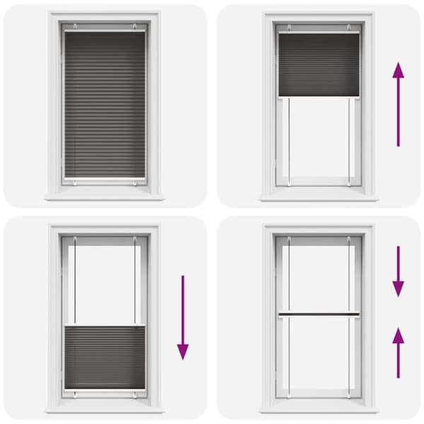 vidaXL laskostettu blind Musta 70x150 cm Kankaan leveys 69,4 cm