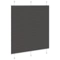 Miniatyrbillede 4 af 11: vidaXL Plisségardin Sort 115x100 cm Stofbredde 114,4 cm Polyester