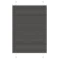 Miniatyrbillede 1 af 11: vidaXL Plisségardin Sort 95x100 cm Stofbredde 94,4 cm Polyester