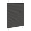 Miniatyrbillede 3 af 11: vidaXL Plisségardin Sort 105x150 cm Stofbredde 104,4 cm Polyester