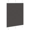 Miniatyrbillede 4 af 11: vidaXL Plisségardin Sort 105x150 cm Stofbredde 104,4 cm Polyester