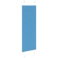 Miniatyrbillede 4 af 11: vidaXL Plisségardin Blå 50x100 cm Stofbredde 49,4 cm Polyester