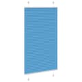 Miniatyrbild 3 av 11: vidaXL Plisserad persienn blå 70x150 cm tyg bredd 69,4 cm polyester