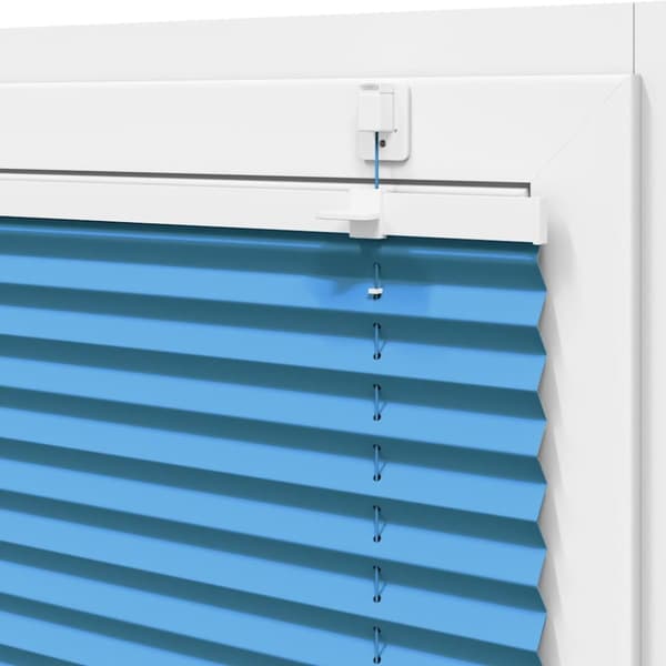 vidaXL Plisségardin Blå 80x100 cm Stofbredde 79,4 cm Polyester