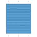 Miniatyrbillede 1 af 11: vidaXL Plisségardin Blå 105x100 cm Stofbredde 104,4 cm Polyester