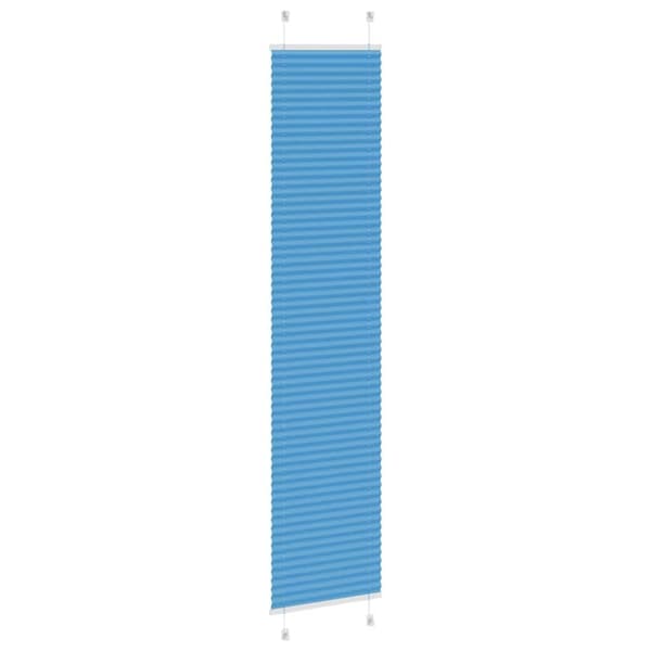 vidaXL Plisségardin Blå 50x200 cm Stoffbredde 49,4 cm Polyester