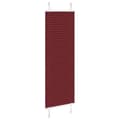 Miniatyrbillede 3 af 11: vidaXL Plisségardin Bordeauxrød 45x100 cm Stofbredde 44,4 cm Polyester