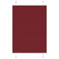 Miniatyrbilde 1 av 11: vidaXL Plisségardin Bordeaux Rød 85x150 cm Stoff Bredde 84,4 cm