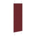Miniatyrbillede 3 af 11: vidaXL Plisségardin Bordeauxrød 40x150 cm Stofbredde 39,4 cm Polyester