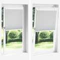 Miniatyrbilde 8 av 11: vidaXL Plisségardin Bordeaux Rød 105x150 cm Stoff Bredde 104,4 cm