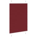Miniatyrbild 3 av 11: vidaXL Plisserad persienn Bordeaux röd 85x100 cm tyg bredd 84,4 cm