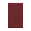 Miniatyrbillede 1 af 11: vidaXL Plisségardin Bordeauxrød 70x100 cm Stofbredde 69,4 cm Polyester