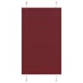 Miniatyrbillede 1 af 11: vidaXL Plisségardin Bordeauxrød 80x150 cm Stofbredde 79,4 cm Polyester