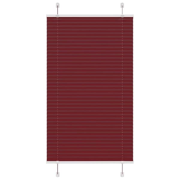 vidaXL laskostettu blind Bordeaux Red 80x150 cm Kankaan leveys