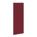 Miniatyrbillede 3 af 11: vidaXL Plisségardin Bordeauxrød 75x200 cm Stofbredde 74,4 cm Polyester