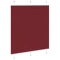 Miniatyrbild 3 av 11: vidaXL Plisserad persienn Bordeaux röd 115x100 cm tyg bredd 114,4 cm