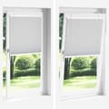 Miniatyrbild 8 av 11: vidaXL Plisserad persienn Bordeaux röd 115x100 cm tyg bredd 114,4 cm
