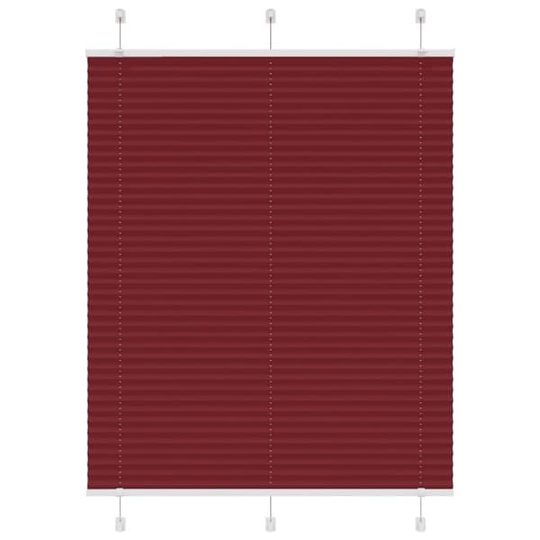vidaXL laskostettu blind Bordeaux Red 110x150 cm Kankaan leveys
