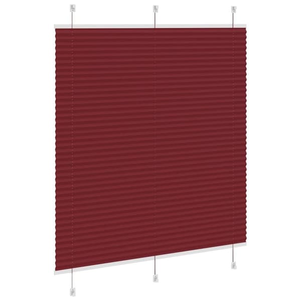 vidaXL laskostettu blind Bordeaux Red 120x100 cm Kankaan leveys