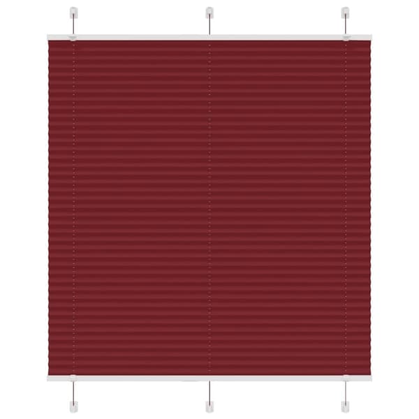 vidaXL laskostettu blind Bordeaux Red 120x100 cm Kankaan leveys