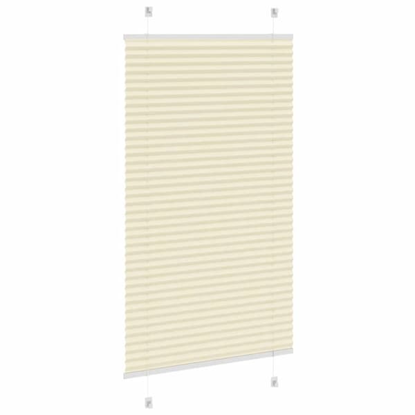 vidaXL laskostettu Blind Cream 70x150 cm Kankaan leveys 69,4 cm