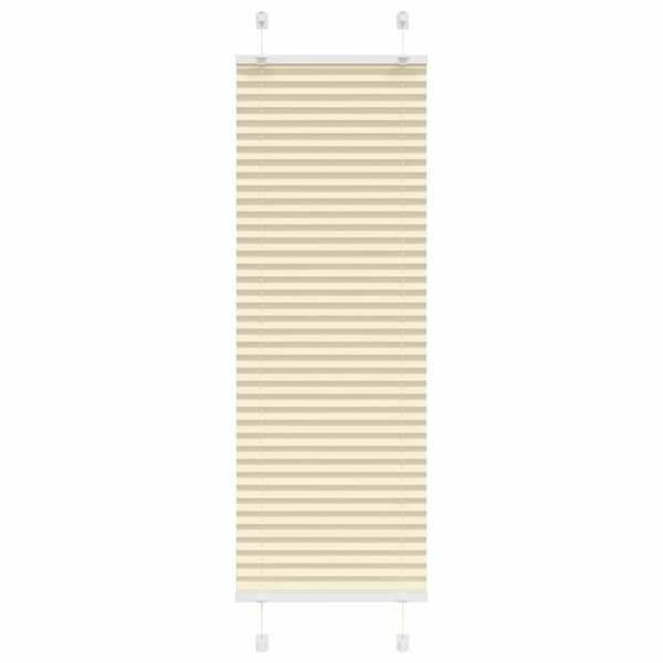 vidaXL laskostettu Blind Cream 45x150 cm Kankaan leveys 44,4 cm