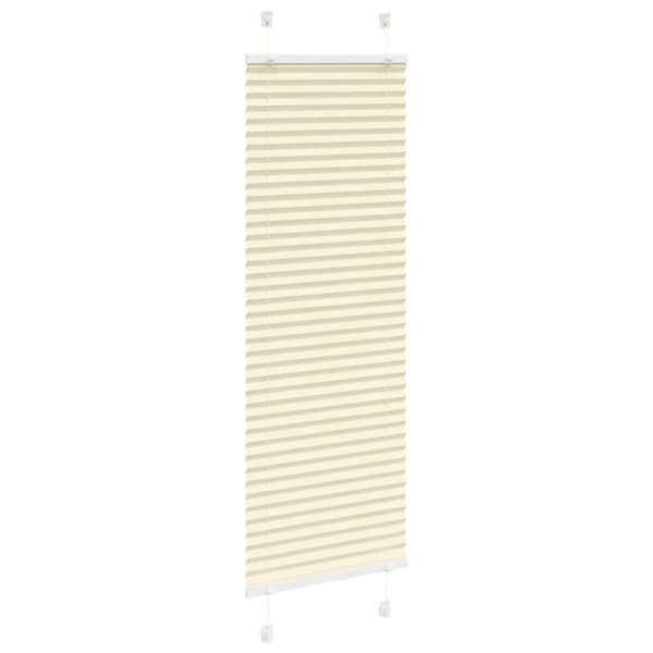 vidaXL laskostettu Blind Cream 50x100 cm Kankaan leveys 49,4 cm