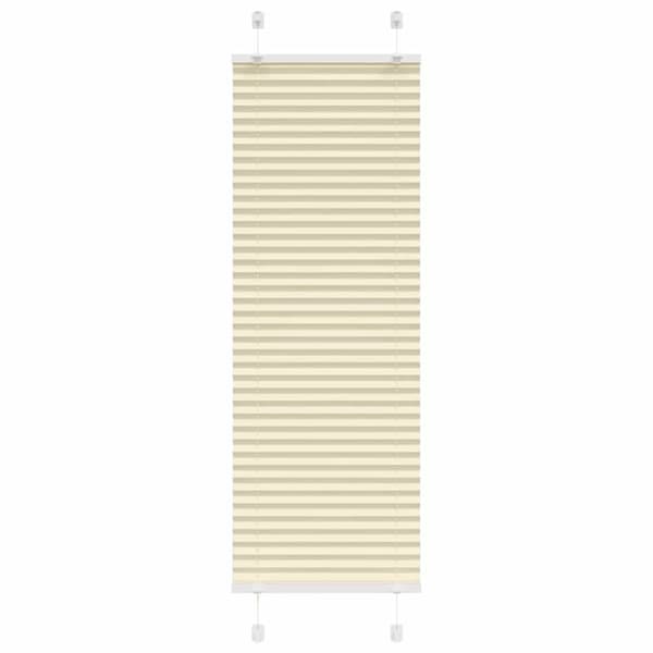 vidaXL laskostettu Blind Cream 50x100 cm Kankaan leveys 49,4 cm