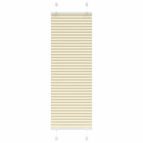 vidaXL Plisségardin fløde 50x150 cm Stofbredde 49,4 cm Polyester