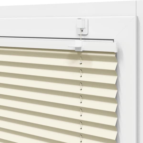vidaXL Plisségardin fløde 75x150 cm Stofbredde 74,4 cm Polyester