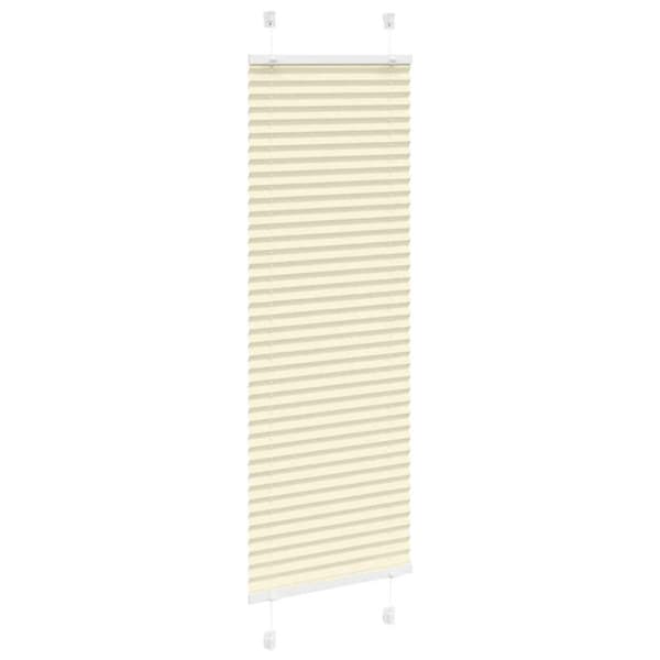vidaXL laskostettu Blind Cream 40x150 cm Kankaan leveys 39,4 cm