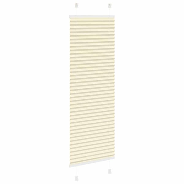 vidaXL laskostettu Blind Cream 40x150 cm Kankaan leveys 39,4 cm