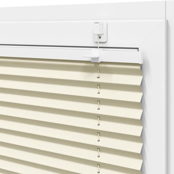 vidaXL Plisségardin fløde 70x100 cm Stofbredde 69,4 cm Polyester