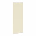 Miniatyrbilde 3 av 11: vidaXL plisségardin krem 80x200 cm Stoff Bredde 79,4 cm Polyester
