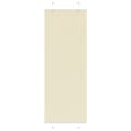 Miniatyrbilde 1 av 11: vidaXL plisségardin krem 80x200 cm Stoff Bredde 79,4 cm Polyester