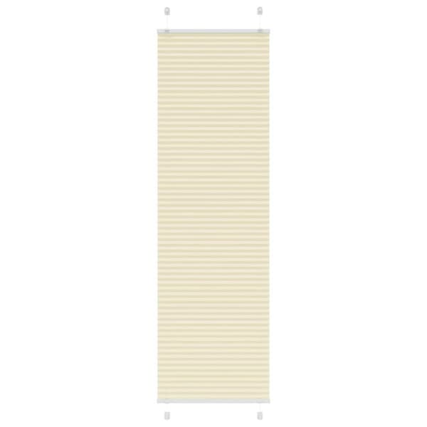 vidaXL Plisségardin fløde 65x200 cm Stofbredde 64,4 cm Polyester