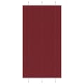Miniatyrbillede 1 af 11: vidaXL Plisségardin Bordeauxrød 110x200 cm Stofbredde 109,4 cm