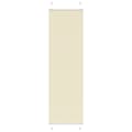 Miniatyrbilde 1 av 11: vidaXL plisségardin krem 55x200 cm Stoff Bredde 54,4 cm Polyester
