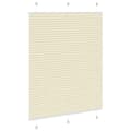 Miniatyrbild 4 av 11: vidaXL Plisserad persienn cremefärgad 105x150 cm tyg bredd 104,4cm