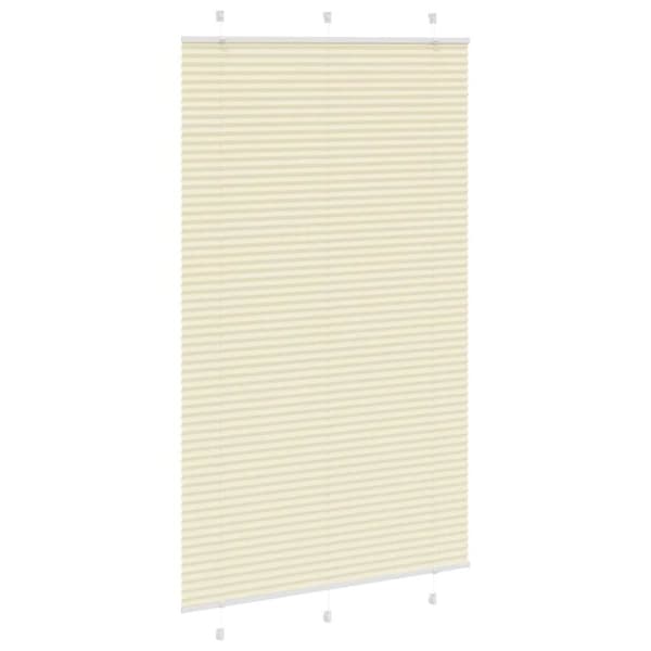 vidaXL Plisségardin fløde 120x200 cm Stofbredde 119,4 cm Polyester