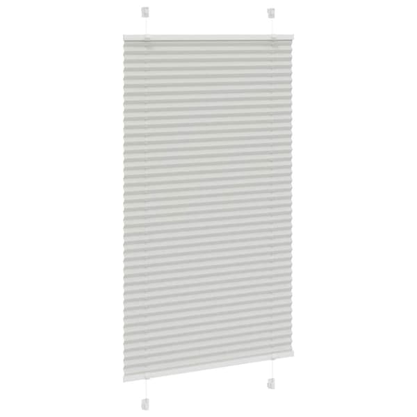 vidaXL laskostettu blindit vaaleanharmaa 70x100 cm kankaan leveys