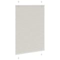 Miniatyrbilde 3 av 11: vidaXL plisségardin lys grå 90x150 cm Stoff Bredde 89,4 cm Polyester