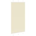 Miniatyrbilde 4 av 11: vidaXL Plisségardin krem 110x200 cm Stoffbredde 109,4 cm Polyester
