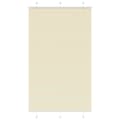 Miniatyrbilde 1 av 11: vidaXL Plisségardin krem 110x200 cm Stoffbredde 109,4 cm Polyester