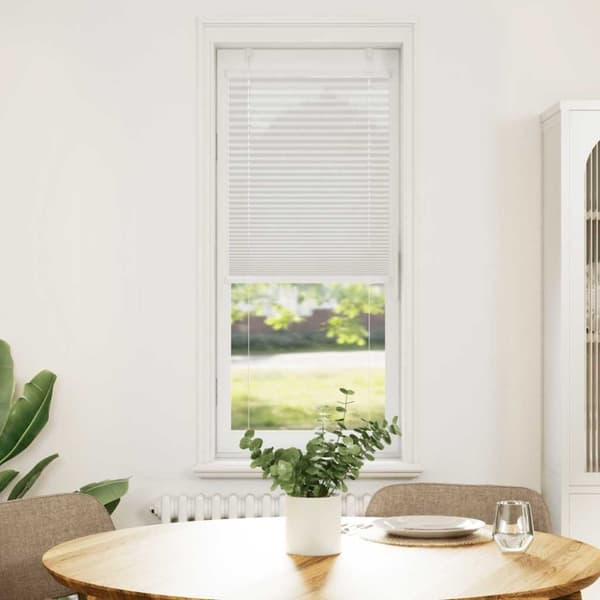 vidaXL laskostettu blindit vaaleanharmaa 40x150 cm kankaan leveys